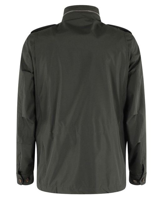 Moorer Black Utility Jacket for men