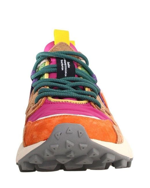 Flower Mountain Multicolor Yamano 3 Lace-Up Sneakers