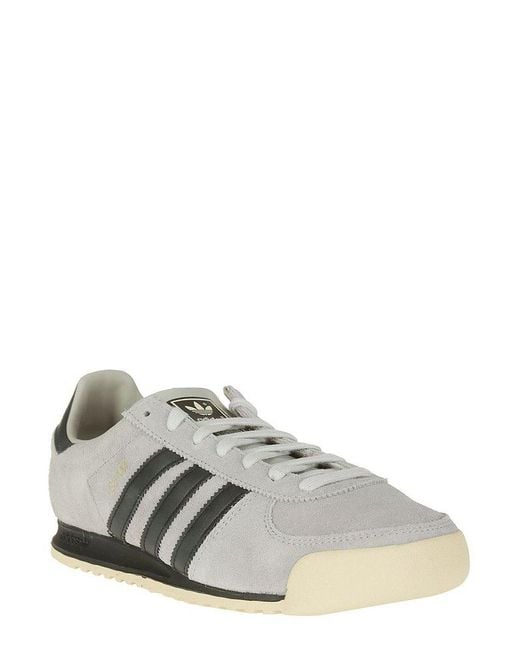 Adidas Originals Gray Guam Side Stripe Detailed Sneakers for men