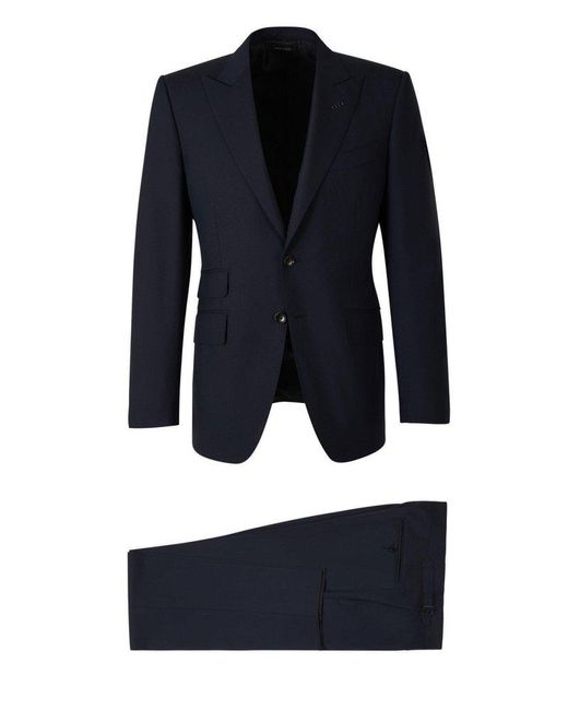 Tom Ford Blue Wool Suit for men