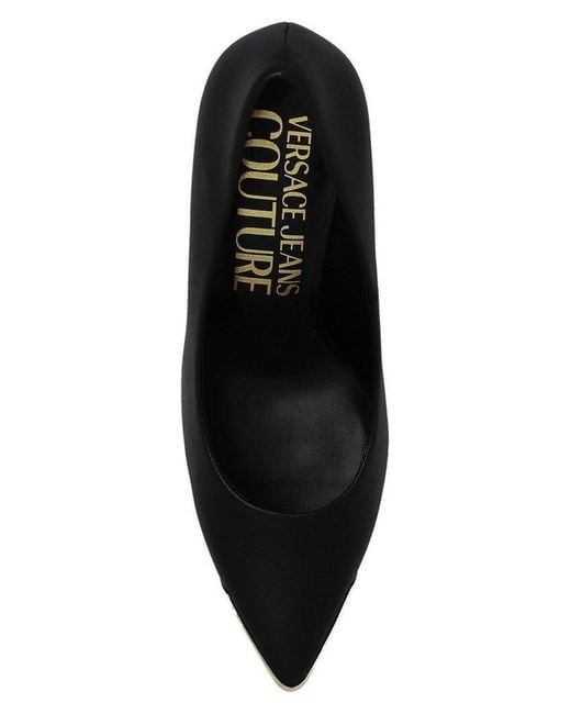 Versace Black Pointed-toe Pumps