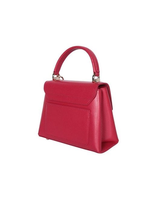 Furla Pink 1927 Twist-lock Mini Tote Bag