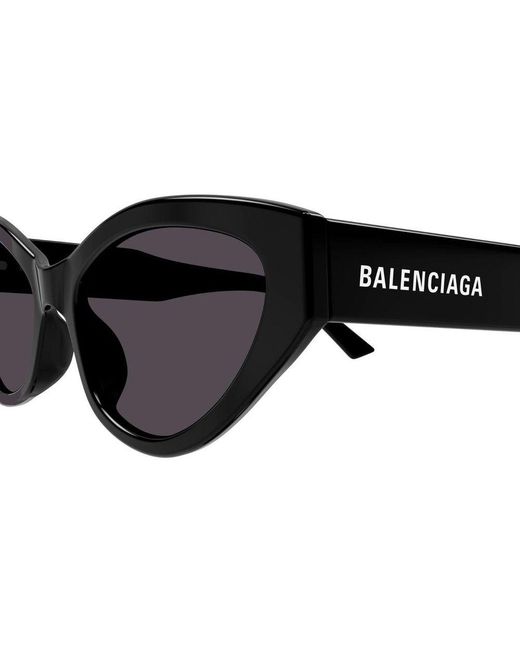 Balenciaga Black Cat-eye Frame Sunglasses