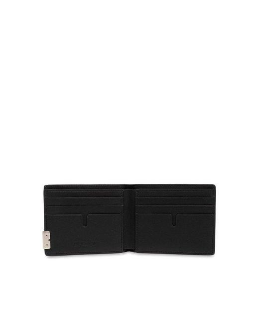 Burberry Black Leather Wallet, for men
