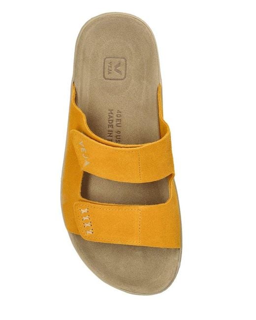 Veja Orange Etna Touch Strap Slides