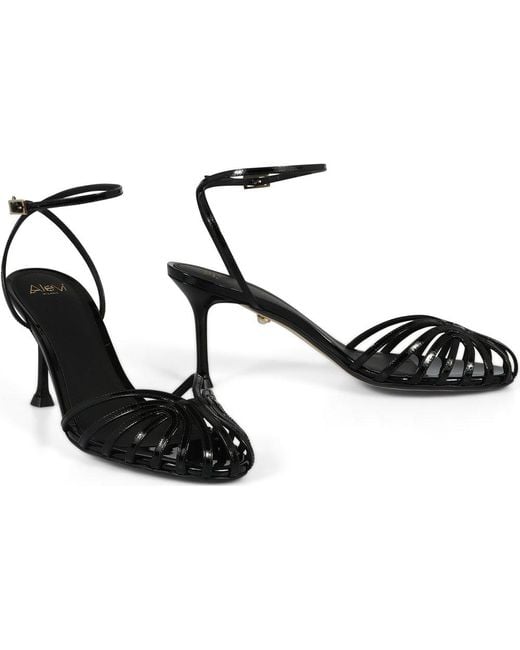 ALEVI Black Karel Strappy Sandals