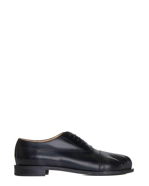 J.W. Anderson Black Paw Shaped Toe Flat Shoes for men