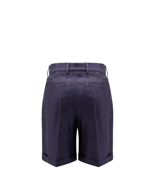 Berluti Blue Tailored Shorts for men