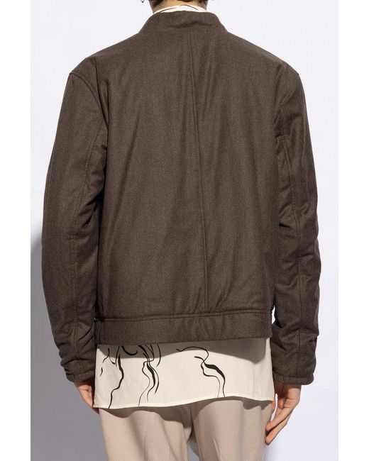 Emporio Armani Brown Reversible Jacket, for men