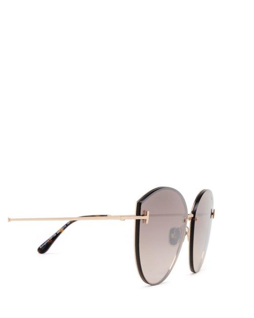 Tom Ford Multicolor Cat Eye Frame Sunglasses