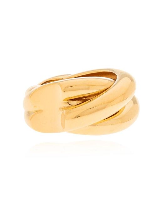 Balenciaga Metallic 'garage' Brass Ring,