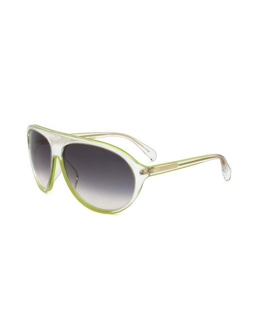 Linda Farrow Black X Matthew Williamson Pilot Frame Sunglasses