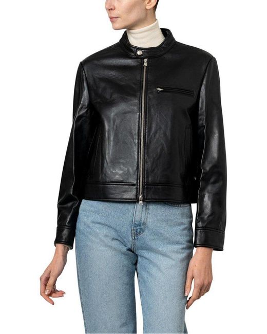 DUNST Black Racing Leather Jacket