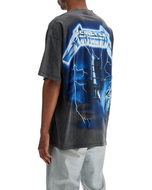 Represent Blue X Metallica for men