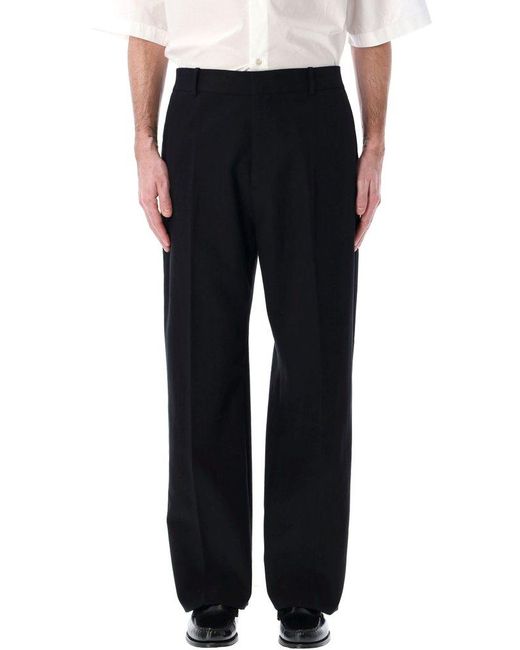 Studio Nicholson Circuit Wide Leg Trousers in Black for Men