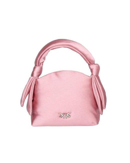 Pinko Pink Mini Rosa Knots Pouch Bag