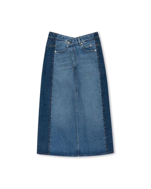 Loewe Blue Denim Skirt