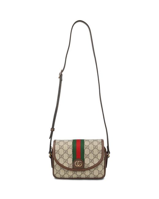 Gucci Brown Ophidia GG Mini Shoulder Bag