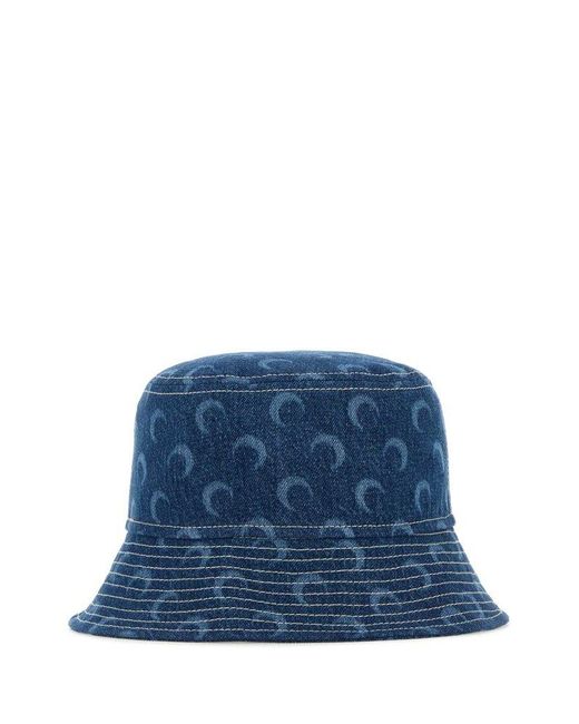 MARINE SERRE Blue Hats And Headbands