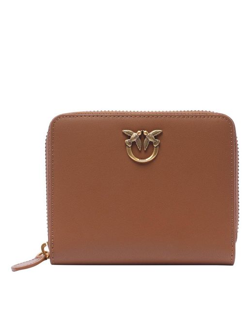 Pinko Brown Wallet With Logo