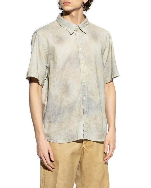DIESEL White Shirt S-Leie-Short for men
