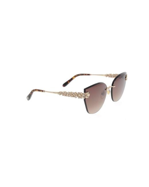 Chopard Black Cat-eye Frame Sunglasses