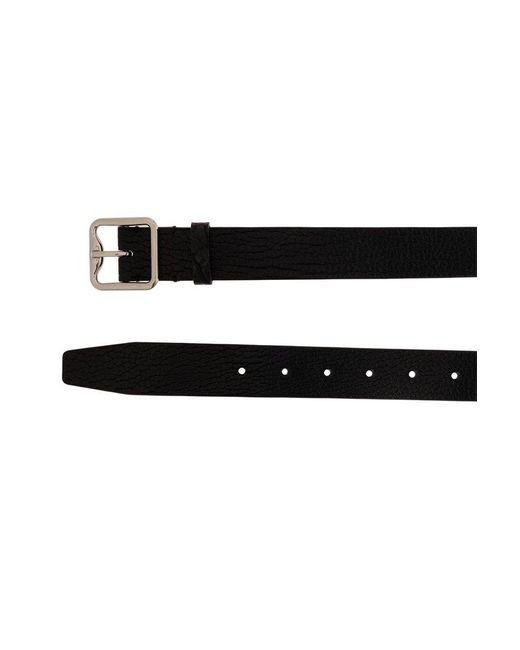 Burberry Black Leather Belt, '
