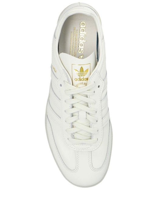 Adidas Originals White Samba Decon Low-top Sneakers for men