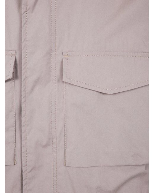 Aspesi Natural Vento Gabardine Mini Field Jacket for men