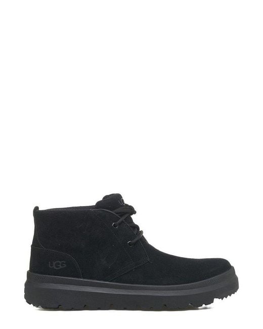 Ugg Black Burleigh Chukka Sneakers for men