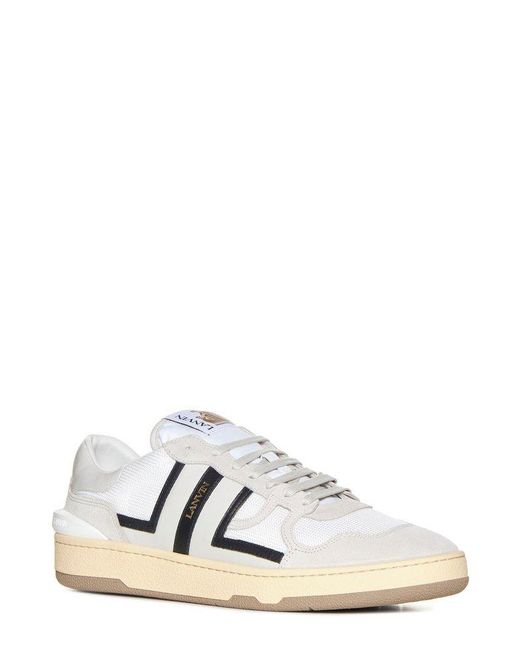 Lanvin White Clay Low Top Sneakers Shoes for men