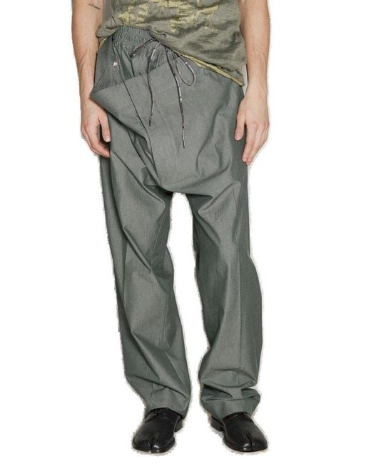 Vivienne Westwood Green Wreck Pants for men