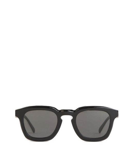 Moncler Gray Square Frame Sunglasses for men