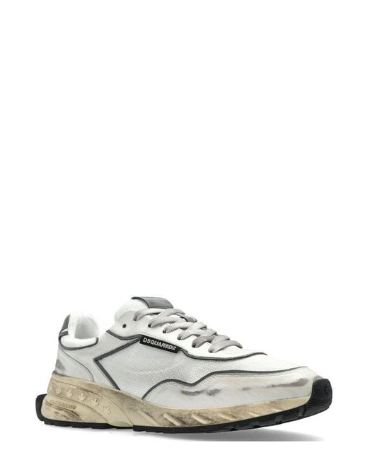 DSquared² White Sneakers Sprinter for men