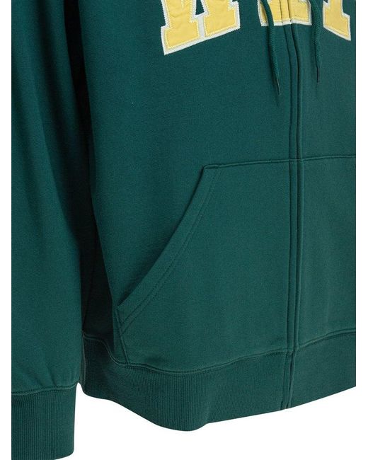 Carhartt Green Hooded Wip Sweat Jacket for men