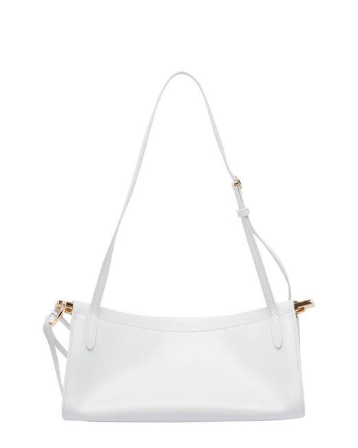 ALAÏA Women's East West Leather Shoulder Bag Green