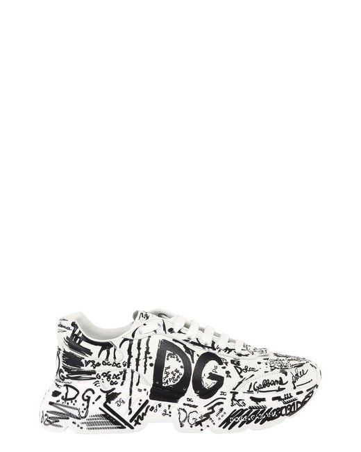 Dolce & Gabbana Multicolor Daymaster Graffiti Sneakers for men