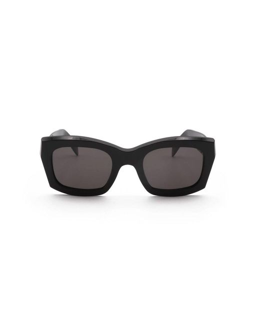 Retrosuperfuture Black Komori Geometric Frame Sunglasses
