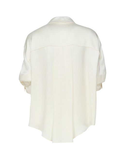Loewe White Luxury Chain Shirt In Silk