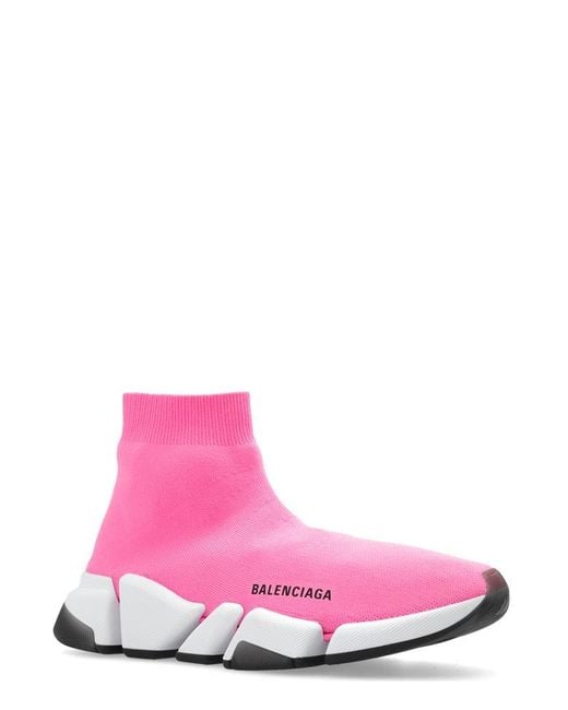 Balenciaga Speed 2.0 Sneakers in Pink Lyst UK