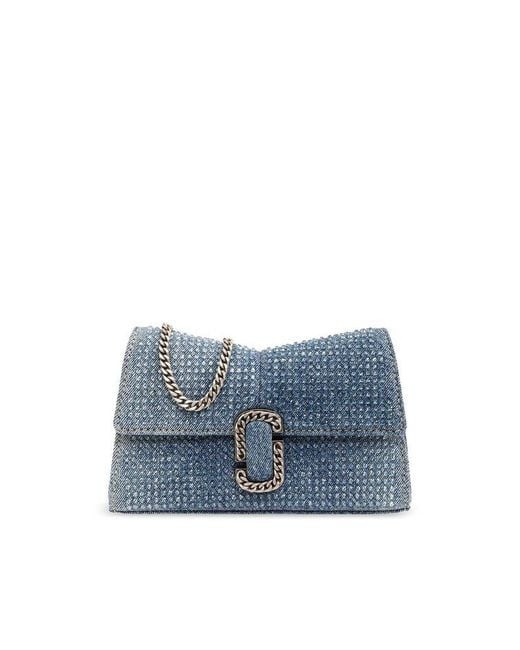 Marc Jacobs Blue ‘The St. Marc’ Wallet With Chain, , Light