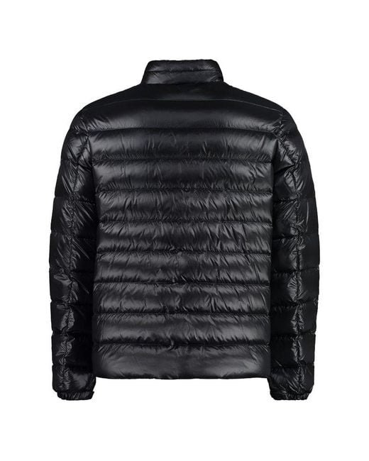 Moncler Black Amalteas Techno Fabric Down Jacket for men