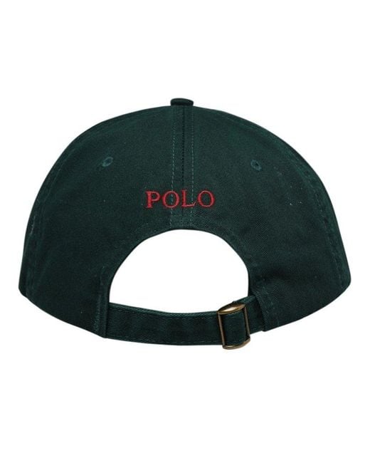 Polo Ralph Lauren Green Chino Ball Cap for men