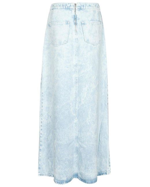 IRO Blue Paris Front Slit Skirts