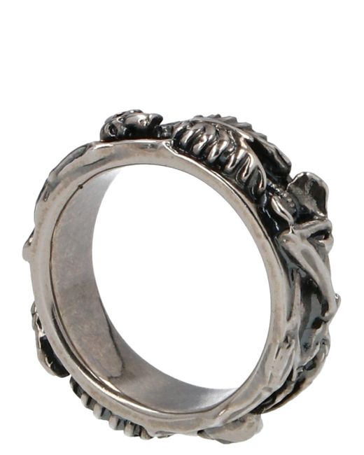Alexander mcqueen 2024 dancing skeleton ring