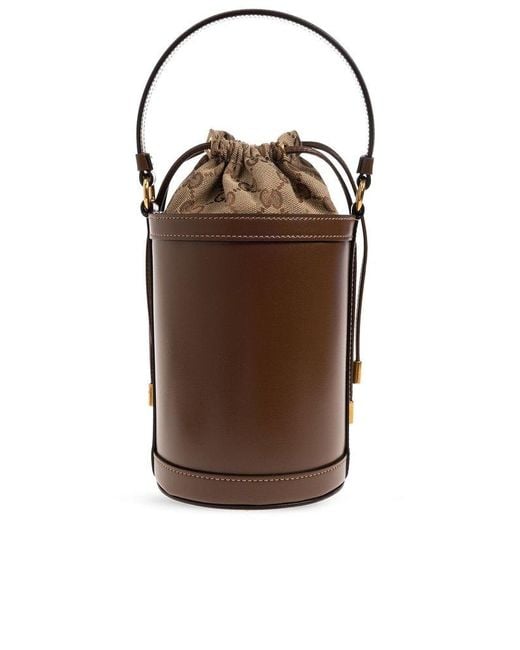 Gucci Brown Ophidia Mini Bucket Bag for men