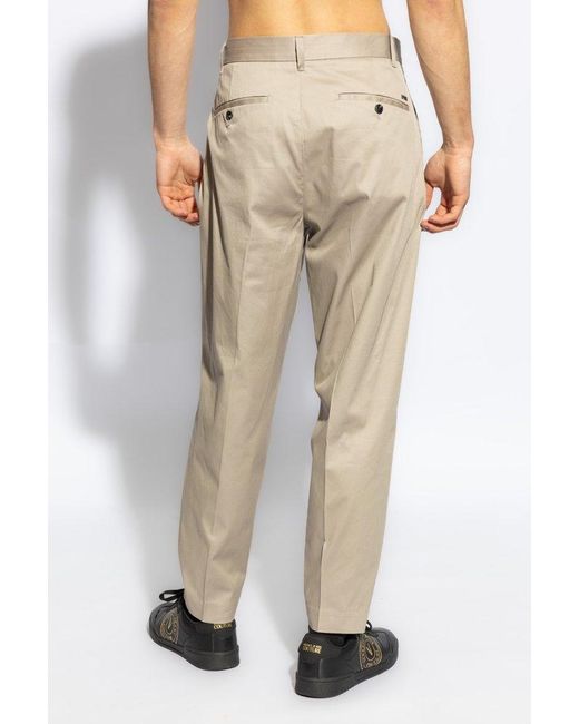 Emporio Armani Natural Cotton Trousers, for men