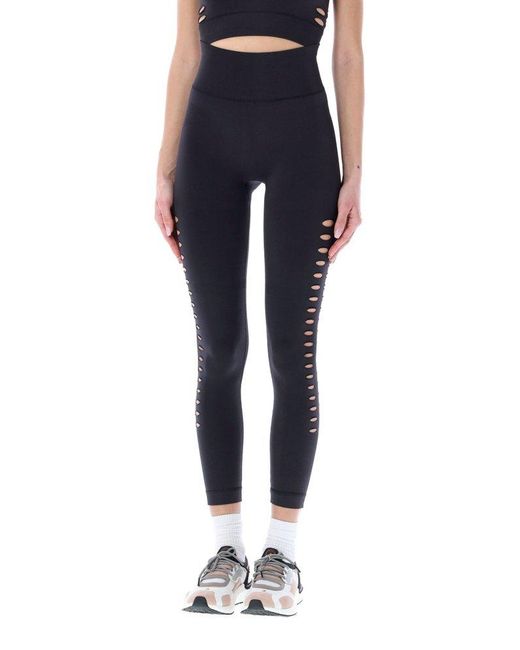 Adidas By Stella McCartney Black Cut-out leggings