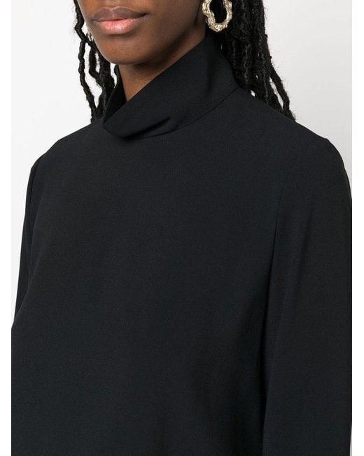 Emporio Armani Black Long Sleeve Top
