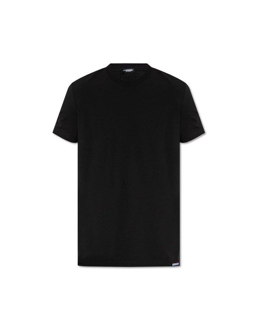 DSquared² Black T-shirt With Logo, for men